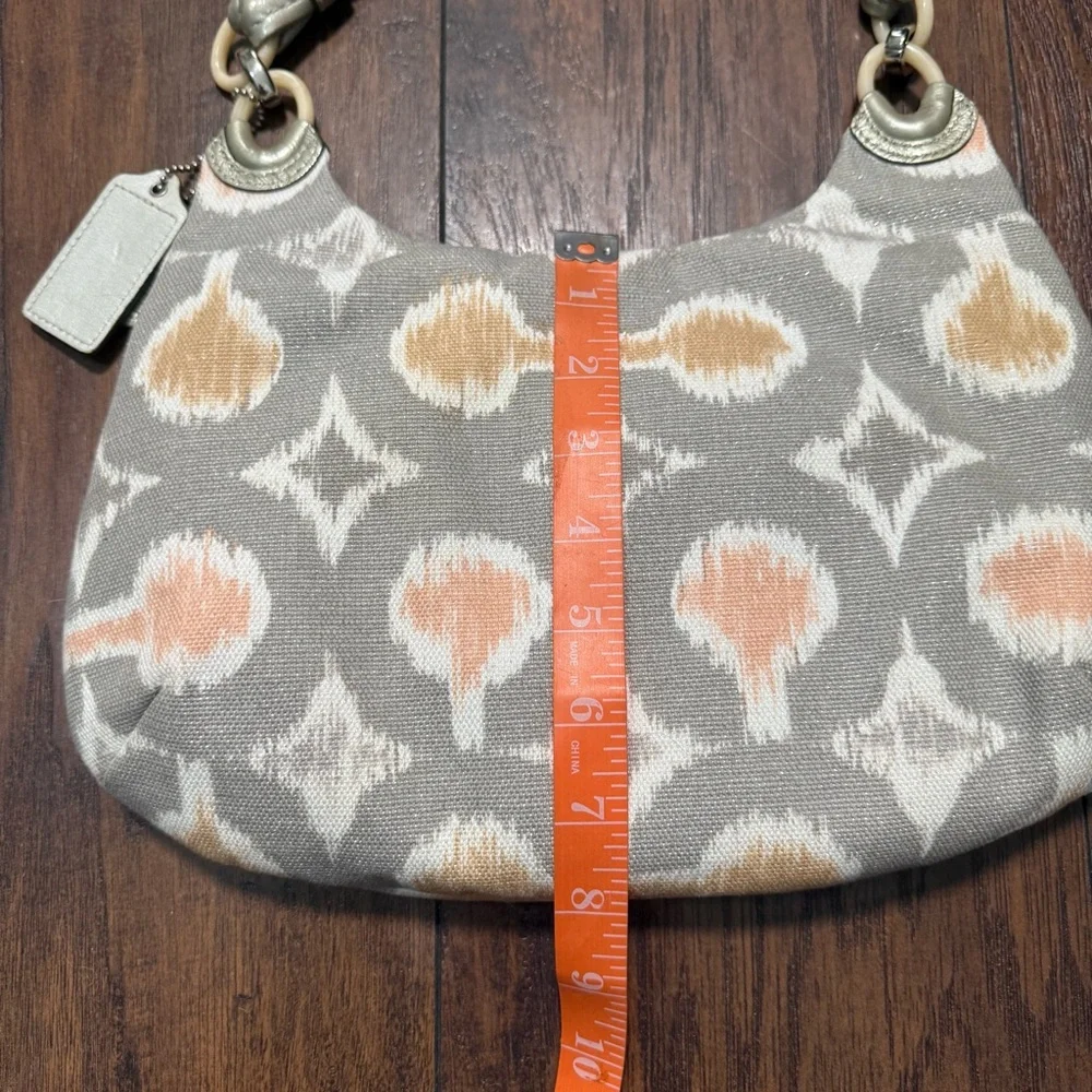Coach Kristin Op Art Ikat Hobo Bag